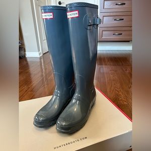 Hunter High Gloss Original Boots US Size 9